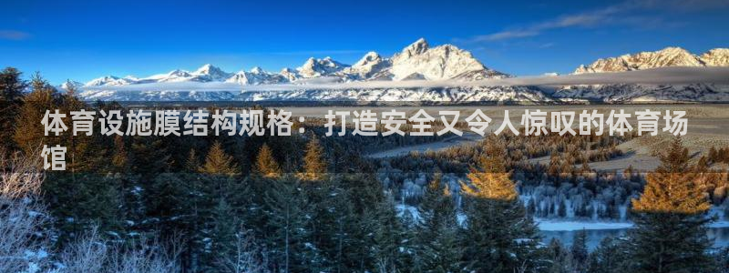 意昂3娱乐下载：体育设施膜结构规格：打造安全又令人惊