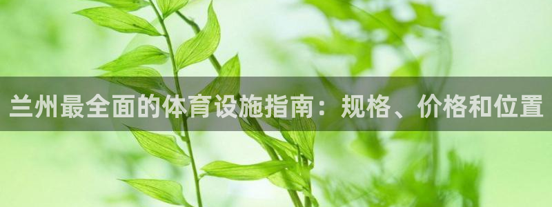 意昂体育3平台APP：兰州最全面的体育设施指南：规格、价格和
