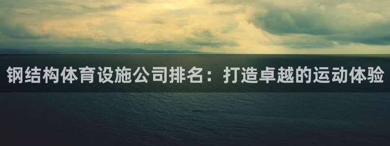 意昂3集团E.ON：钢结构体育设施公司排名：打造卓越