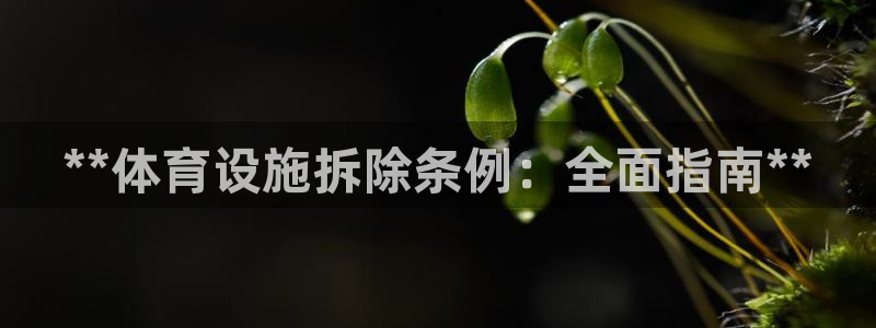 意昂3娱乐首页网站大全：**体育设施拆除条例：全面指